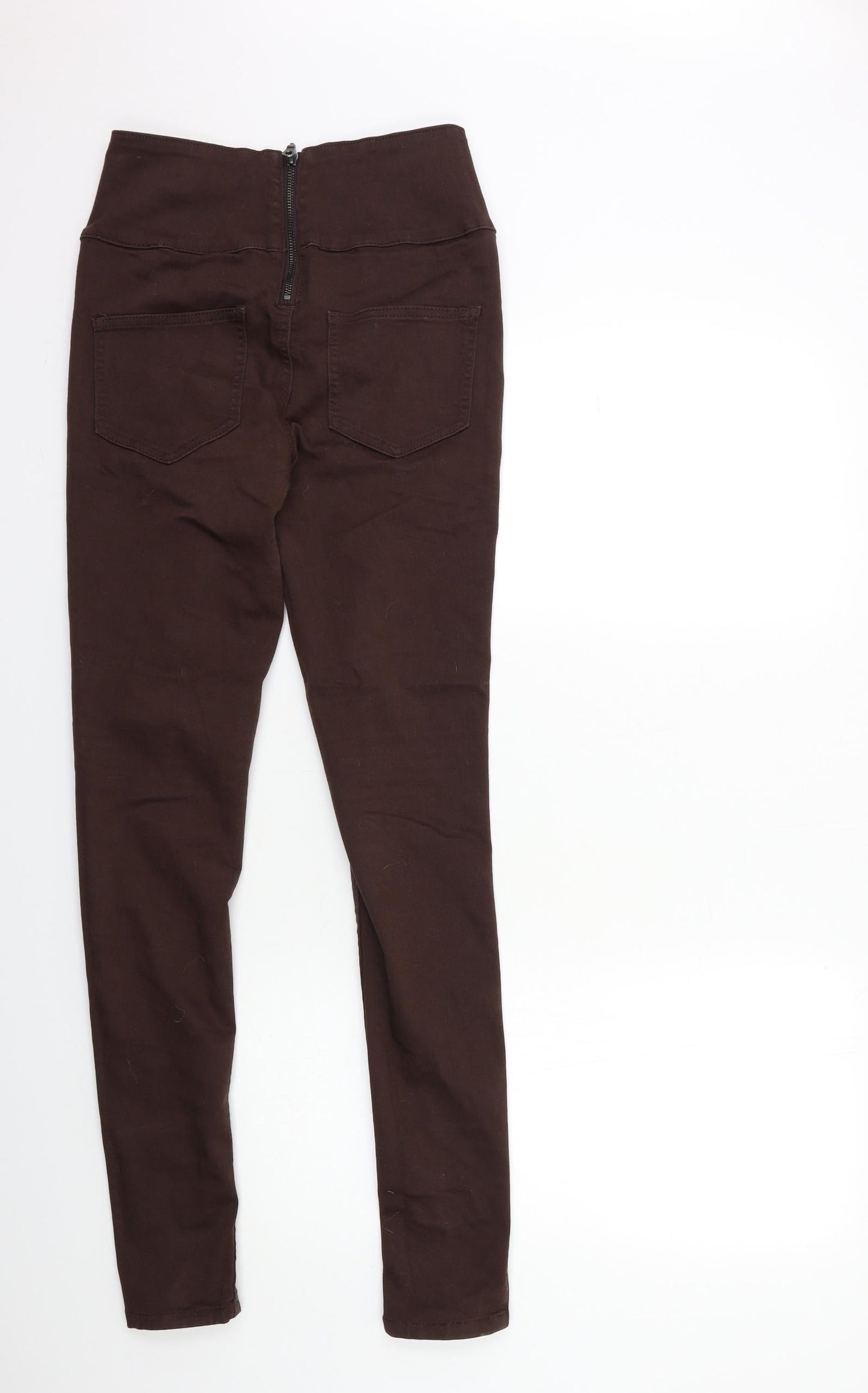 Womens UK Size 23 in Pieces Regular Fit Skinny Brown Jeans