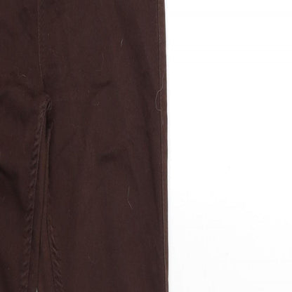 Womens UK Size 23 in Pieces Regular Fit Skinny Brown Jeans