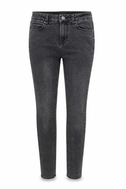 Womens UK Size 10 New Look Regular Fit Skinny Grey Jeans
