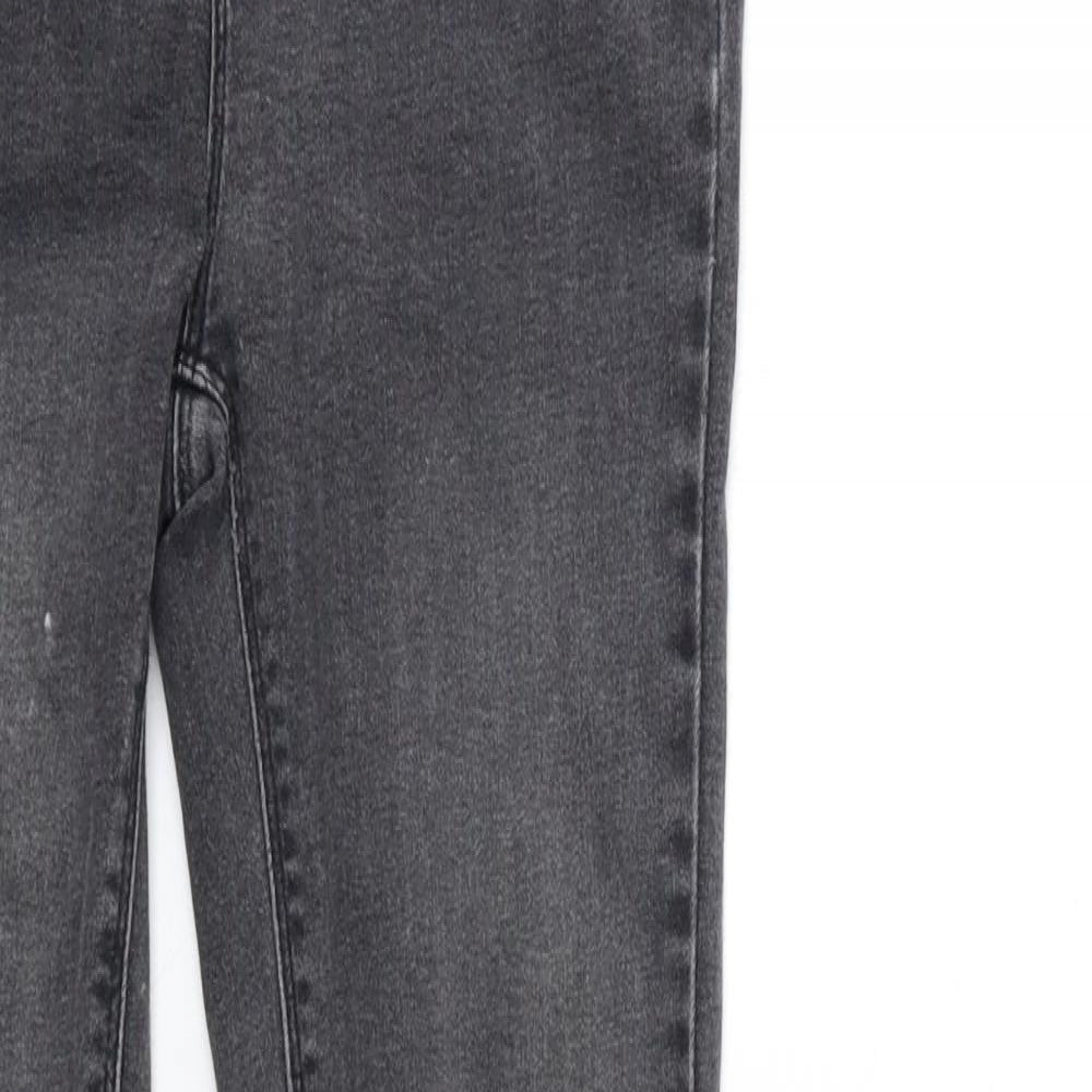 New Look Womens Grey  Denim Skinny Jeans Size 10 L30 in