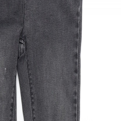 New Look Womens Grey  Denim Skinny Jeans Size 10 L30 in