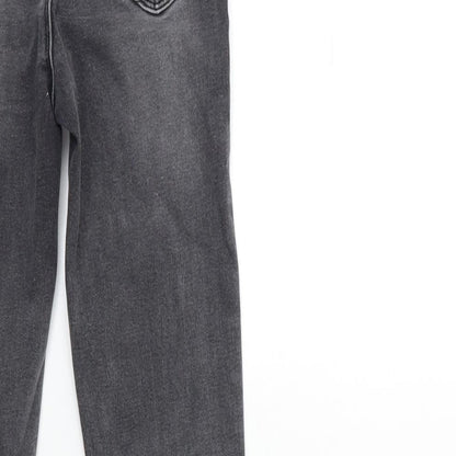 New Look Womens Grey  Denim Skinny Jeans Size 10 L30 in