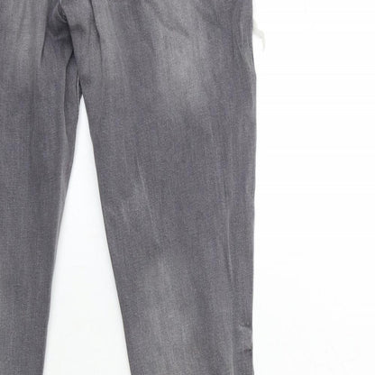 Denim & Co. Womens Grey  Denim Skinny Jeans Size 10 L29 in