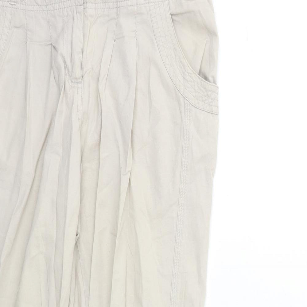 Womens UK Size 8 Dorothy Perkins Regular Fit Cargo Grey Trousers