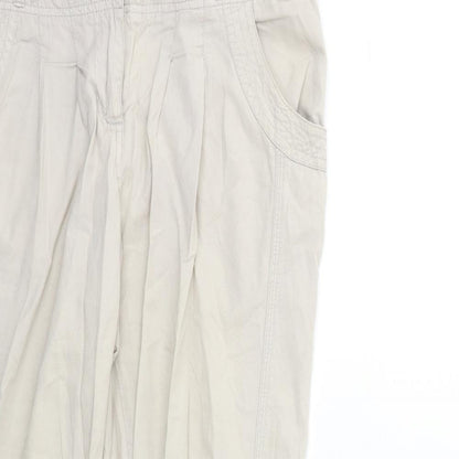 Womens UK Size 8 Dorothy Perkins Regular Fit Cargo Grey Trousers