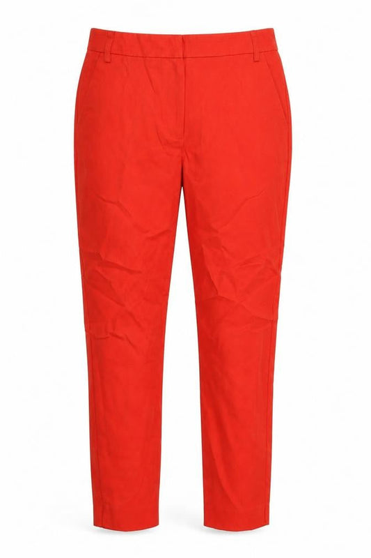 Womens UK Size 8 Nutmeg Regular Fit  Red Trousers