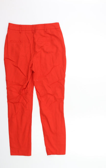 Nutmeg Womens Red   Trousers  Size 8 L28 in