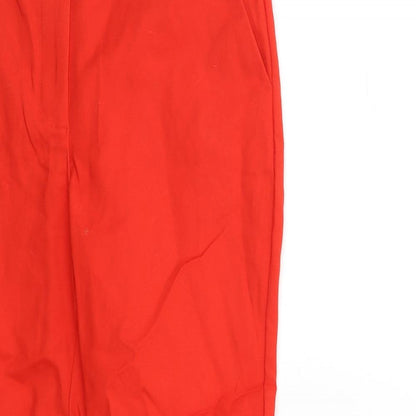 Nutmeg Womens Red   Trousers  Size 8 L28 in