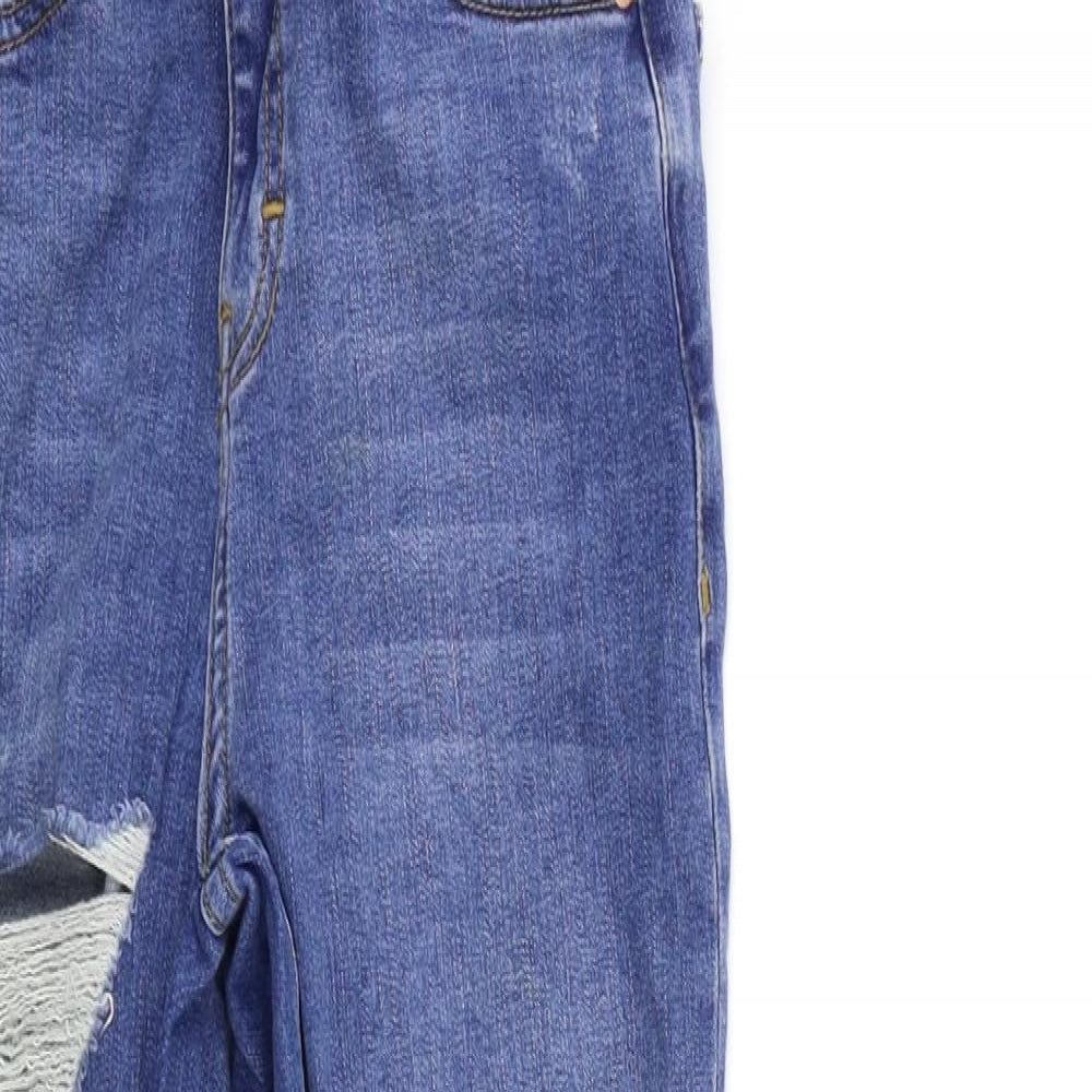 Topshop Womens Blue  Denim Skinny Jeans Size 26 in L28 in