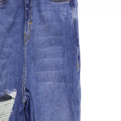 Topshop Womens Blue  Denim Skinny Jeans Size 26 in L28 in