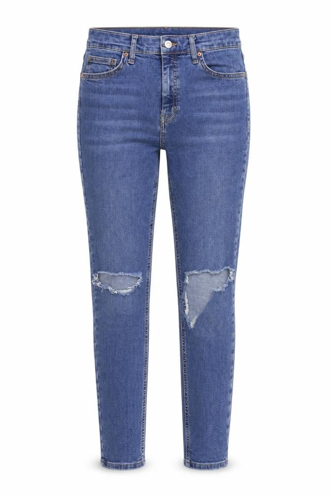 Womens UK Size 30 in Topshop Regular Fit Skinny Blue Jeans