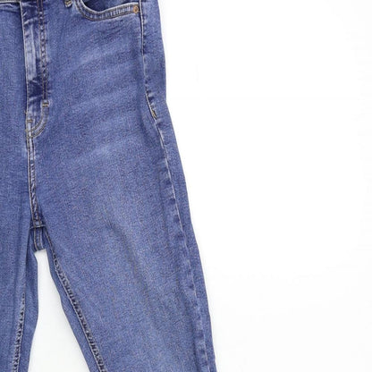 Topshop Womens Blue  Denim Skinny Jeans Size 30 in L30 in