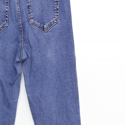 Topshop Womens Blue  Denim Skinny Jeans Size 30 in L30 in