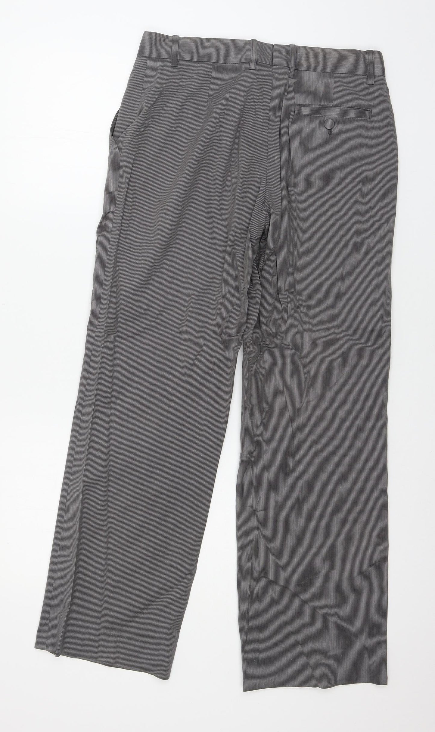 Womens UK Size 8 H&M Regular Fit  Grey Trousers