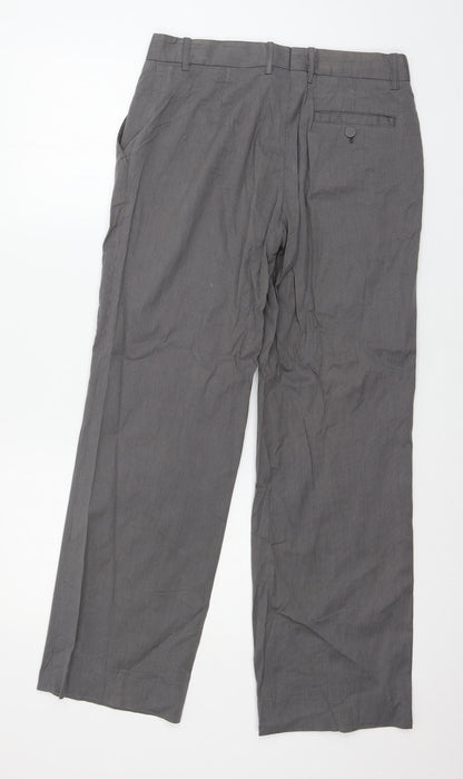 Womens UK Size 8 H&M Regular Fit  Grey Trousers