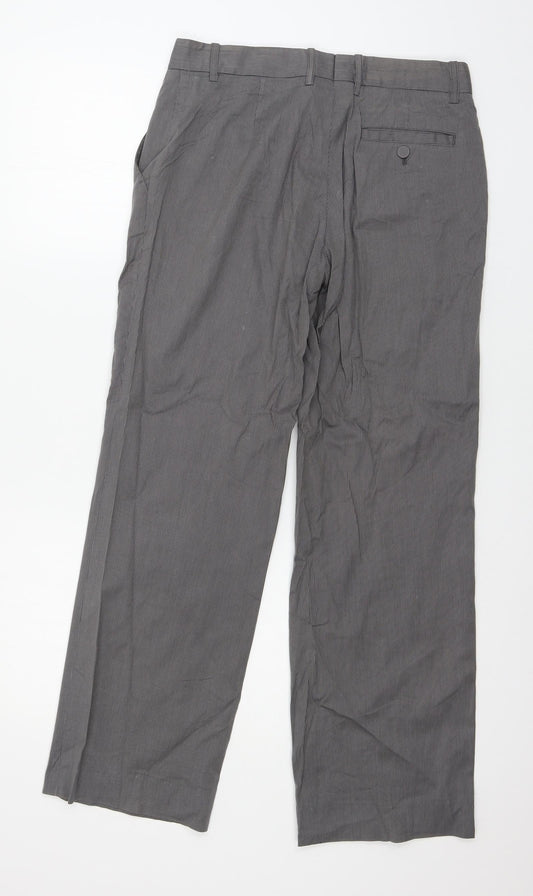 Womens UK Size 8 H&M Regular Fit  Grey Trousers