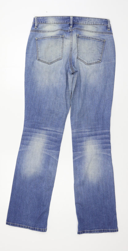 Womens UK Size 28 in TOM TAILOR Regular Fit  Blue Trousers