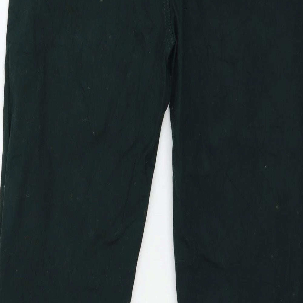 Sun Bird Womens Green  Denim Straight Jeans Size 32 in L29 in