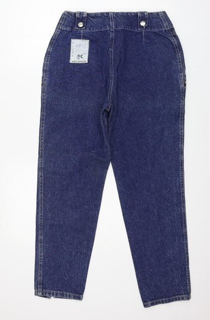 Clark Womens Blue  Denim Tapered Jeans Size 28 in L27 in