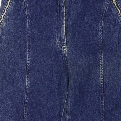 Clark Womens Blue  Denim Tapered Jeans Size 28 in L27 in