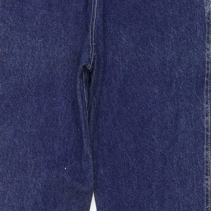 Clark Womens Blue  Denim Tapered Jeans Size 28 in L27 in