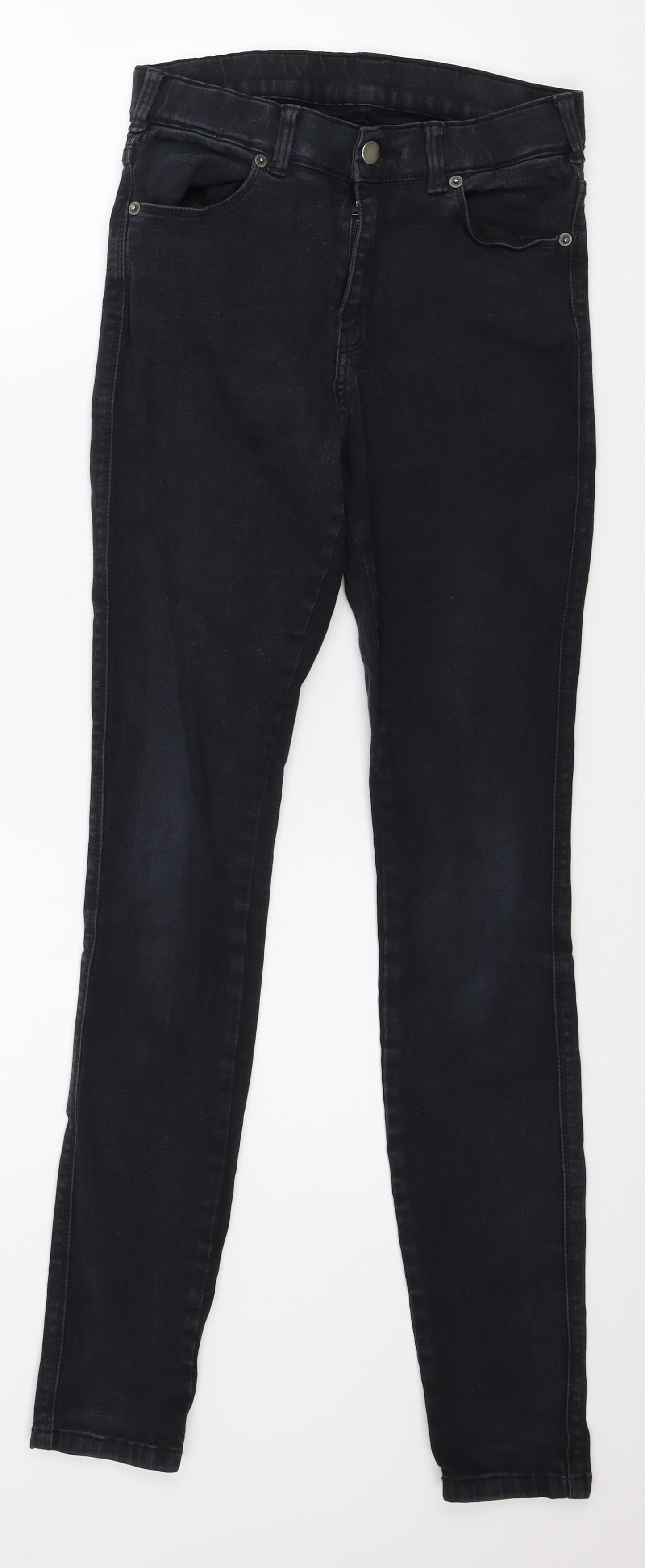 Dr. Denim Womens Black  Denim Skinny Jeans Size 26 in L29 in
