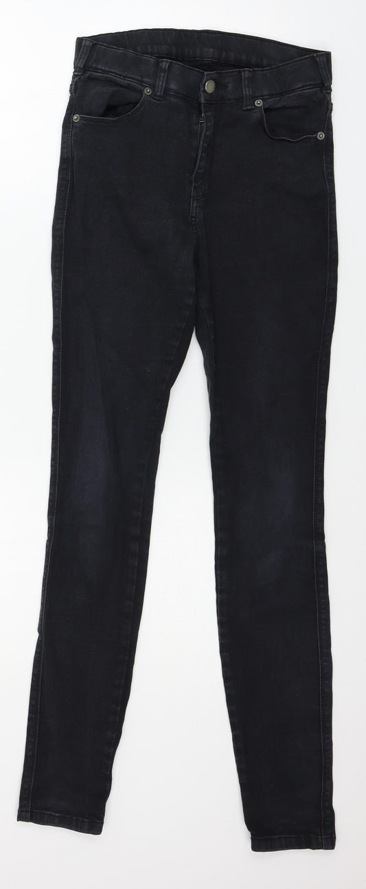 Dr. Denim Womens Black  Denim Skinny Jeans Size 26 in L29 in