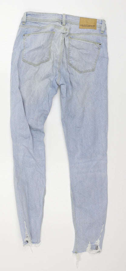 Zara Womens Blue  Denim Skinny Jeans Size 6 L26 in