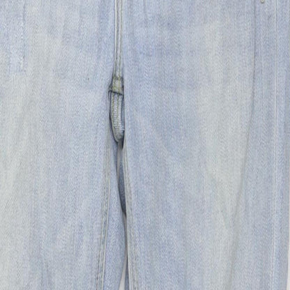 Zara Womens Blue  Denim Skinny Jeans Size 6 L26 in