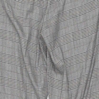 New Look Mens Grey Check  Trousers  Size L L27 in