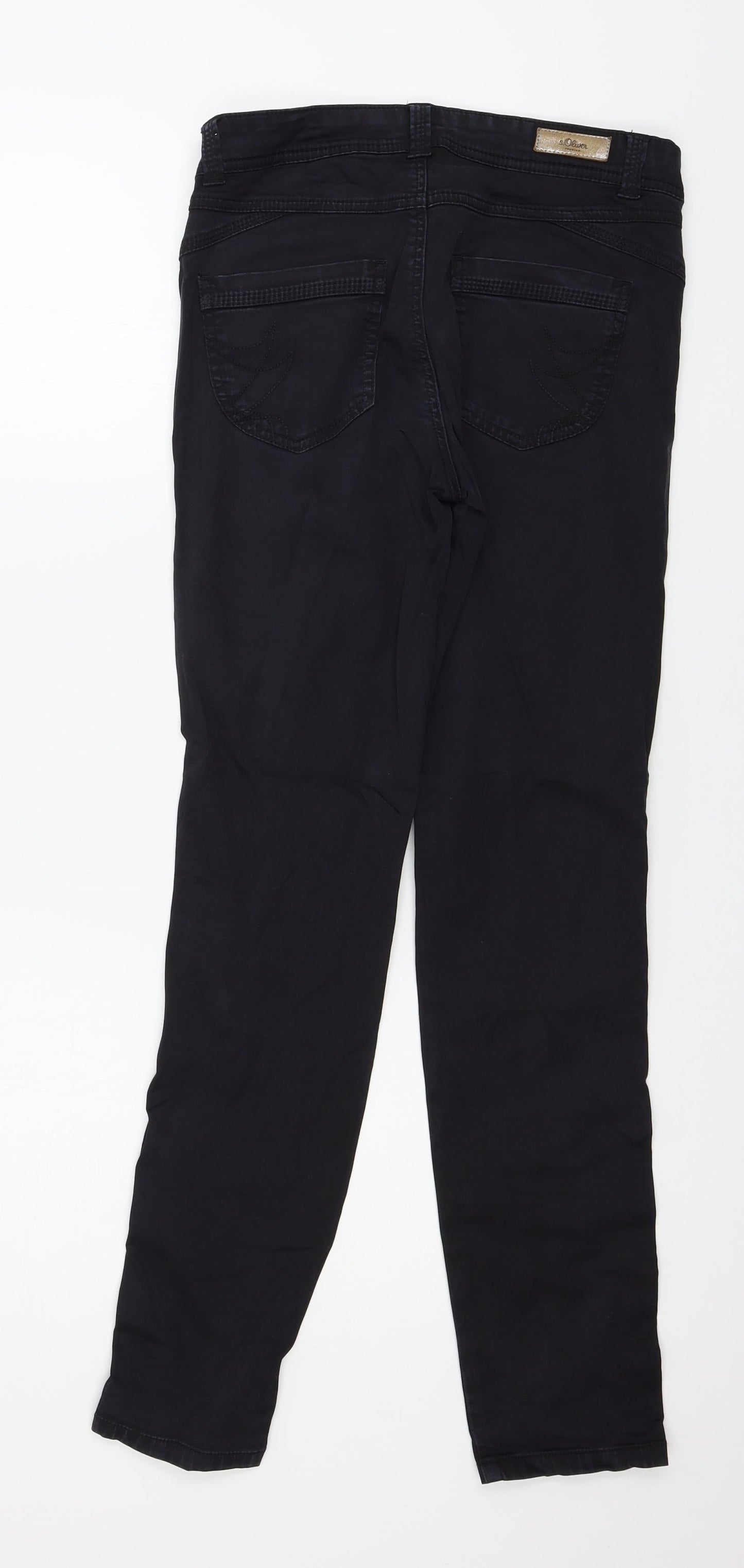 Womens UK Size 28 in St Oliver Regular Fit Skinny Black Jeans