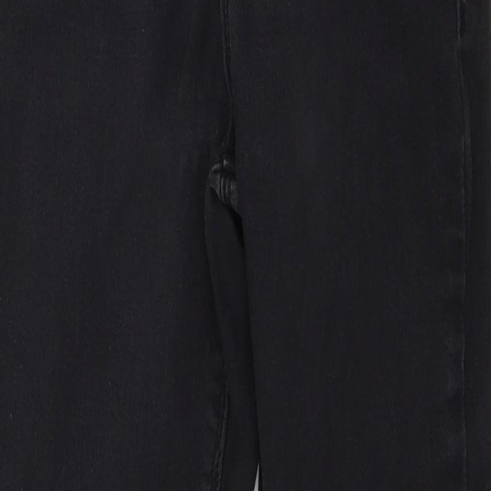 Missguided Womens Black  Denim Skinny Jeans Size 10 L27 in
