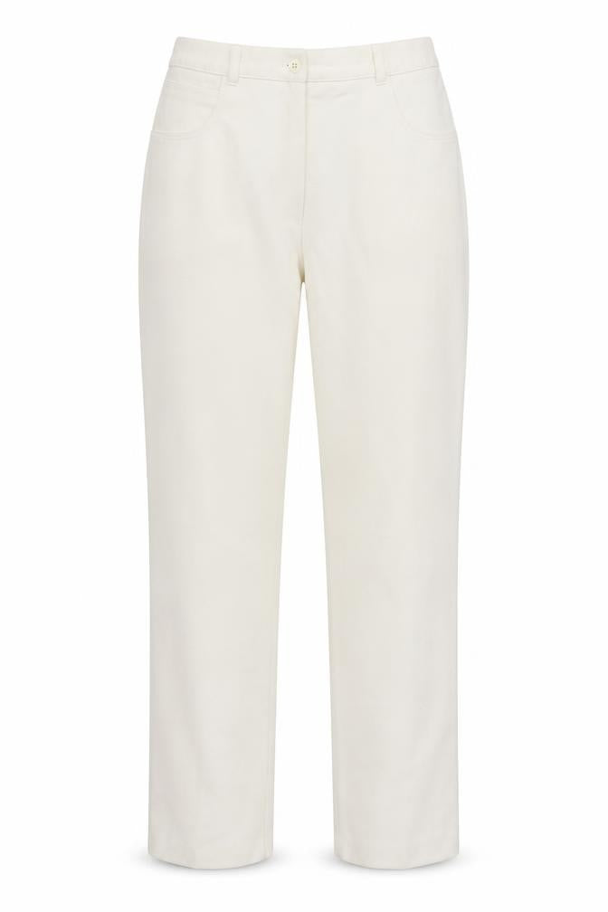 Finn Karelia Womens White   Trousers  Size 16 L30 in
