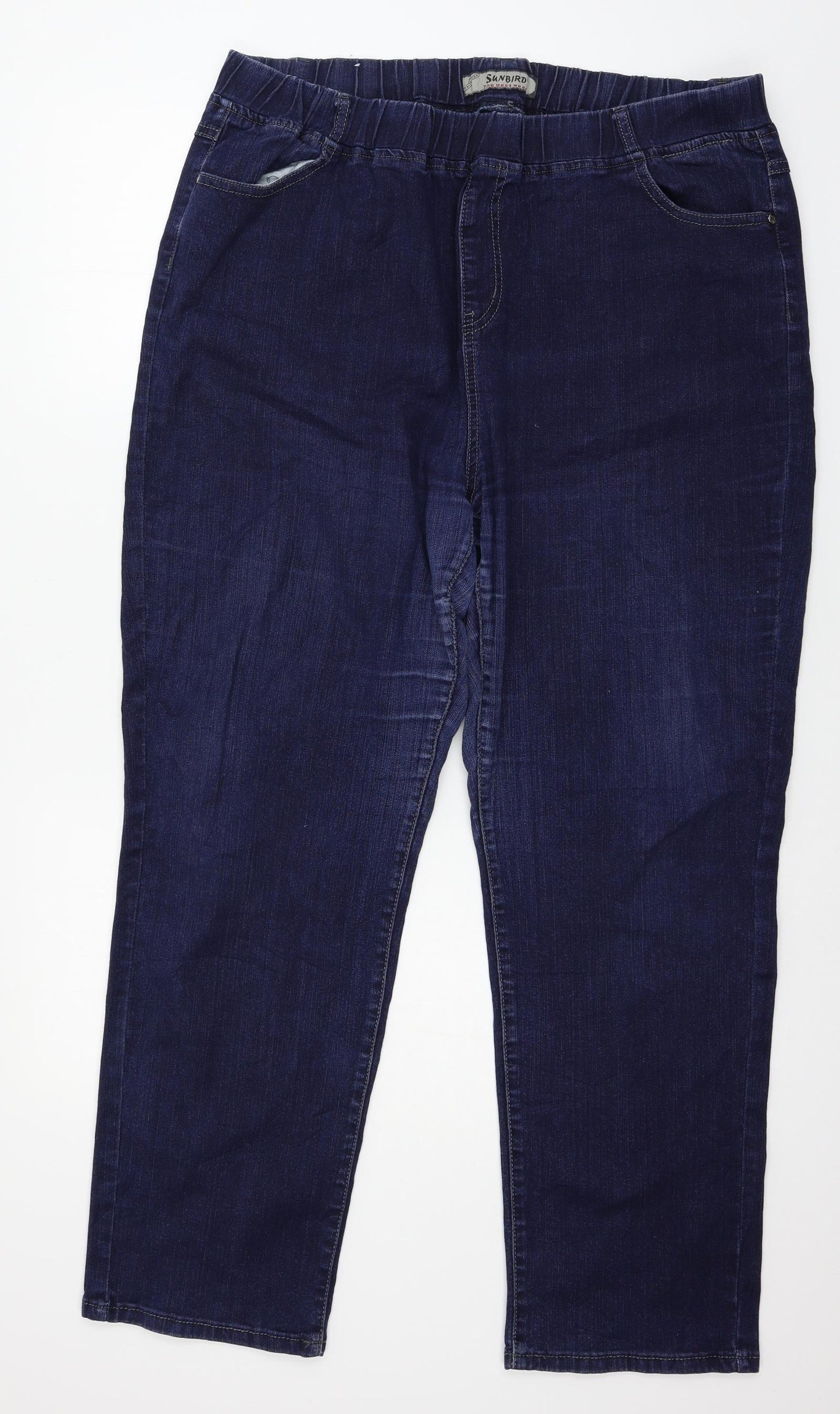 Womens UK Size 14 Sunbird Regular Fit Jegging Blue Jeans
