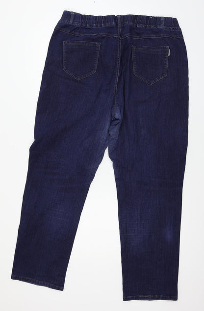 Womens UK Size 14 Sunbird Regular Fit Jegging Blue Jeans