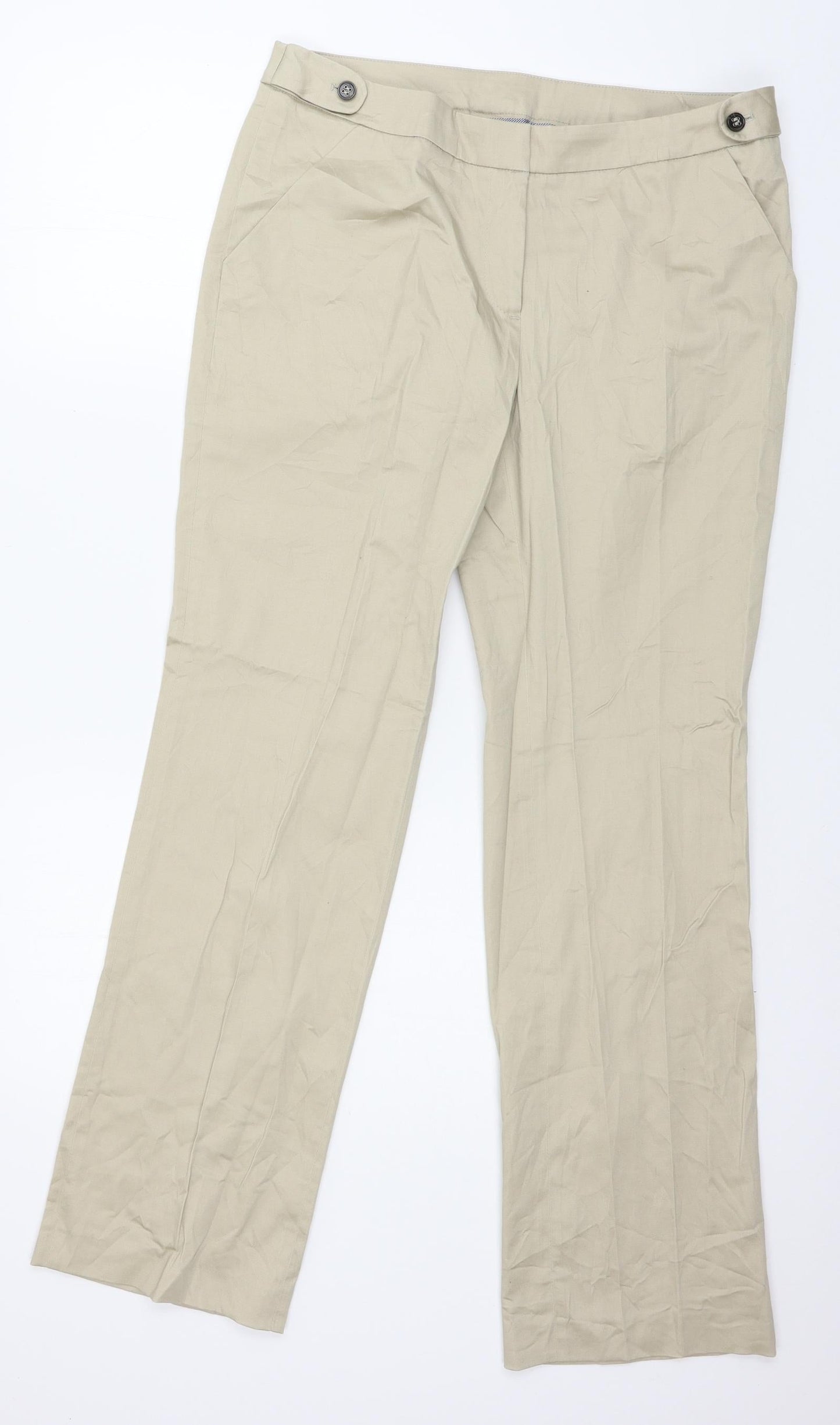 Yessica Womens Beige   Trousers  Size 32 in L29 in