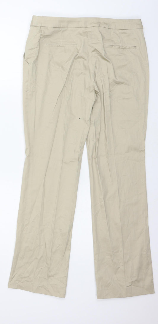 Yessica Womens Beige   Trousers  Size 32 in L29 in