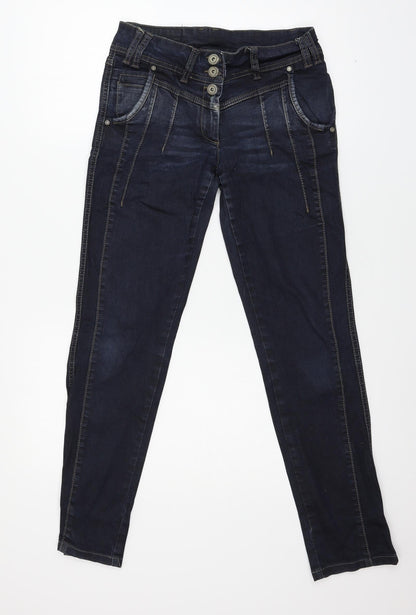 Sportalm Womens Blue  Denim Skinny Jeans Size 6 L28 in