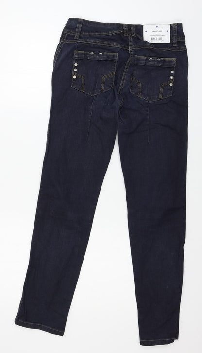 Sportalm Womens Blue  Denim Skinny Jeans Size 6 L28 in