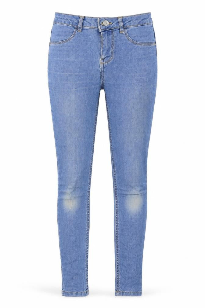 Womens UK Size 8 Sinsay Regular Fit Skinny Blue Jeans