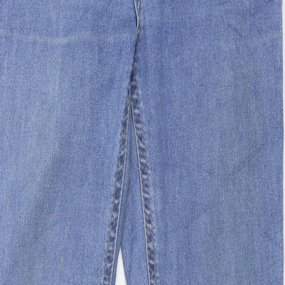 Womens UK Size 8 Sinsay Regular Fit Skinny Blue Jeans