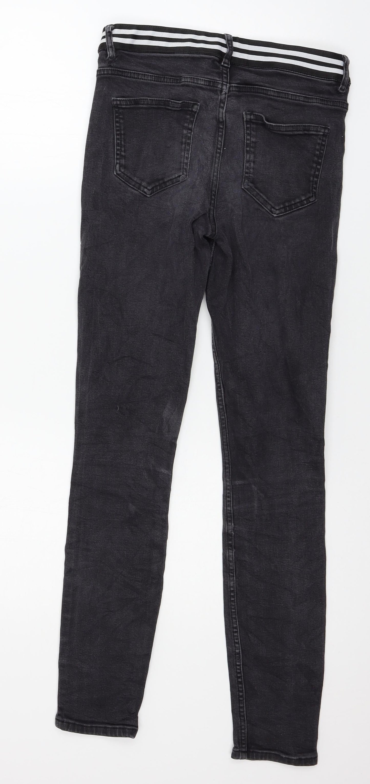ORSAY Womens Grey  Denim Skinny Jeans Size 10 L28 in