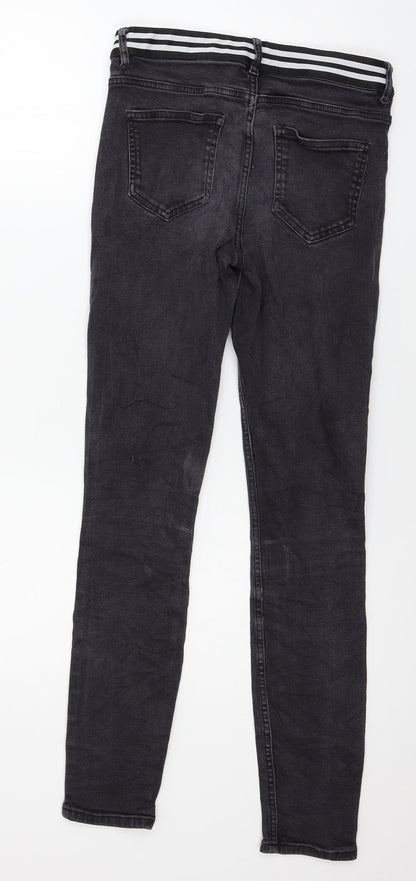 ORSAY Womens Grey  Denim Skinny Jeans Size 10 L28 in