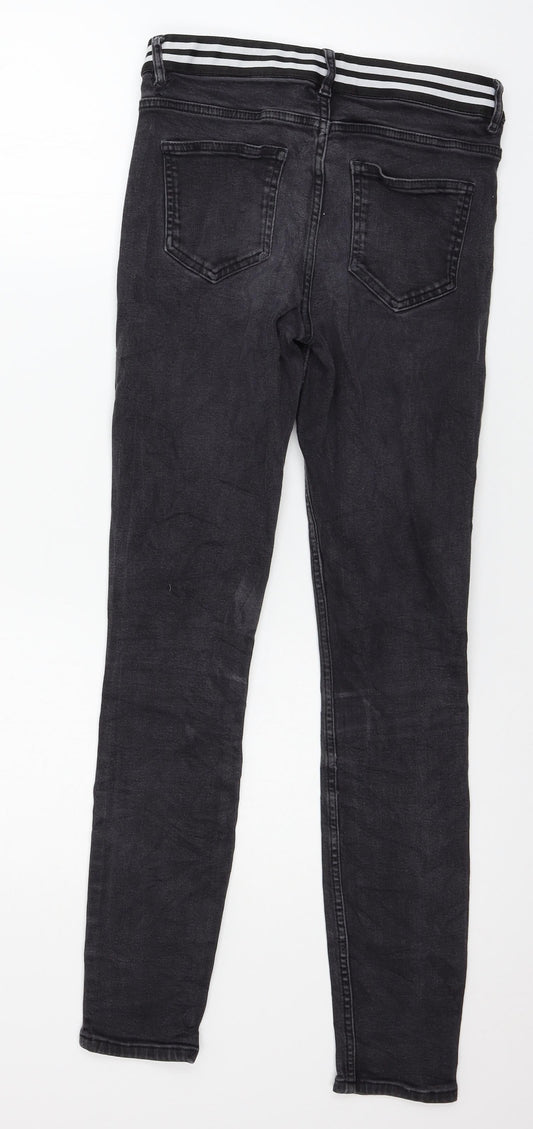ORSAY Womens Grey  Denim Skinny Jeans Size 10 L28 in
