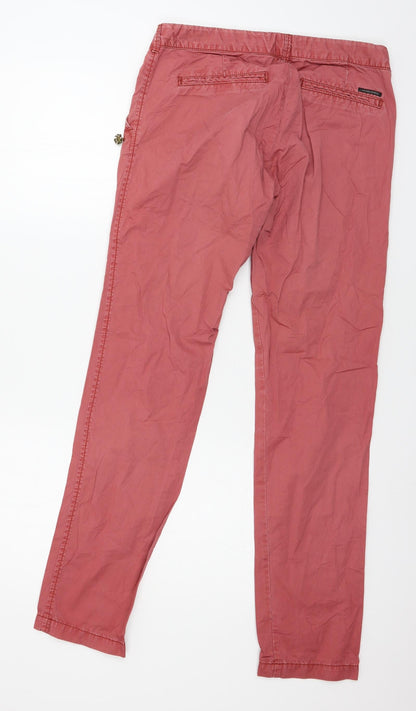 Maison Scotch Womens Pink   Trousers  Size 28 in L32 in