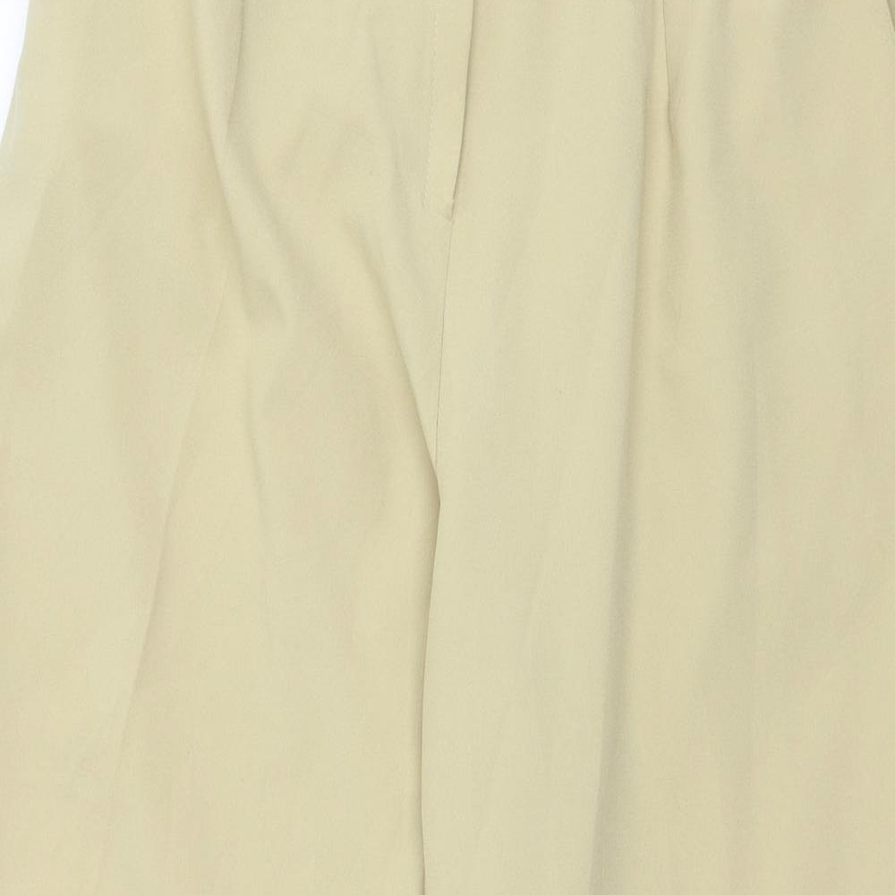 Womens UK Size XL Preworn Regular Fit  Beige Trousers