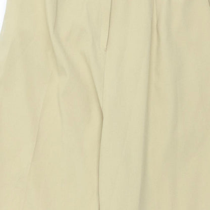 Womens UK Size XL Preworn Regular Fit  Beige Trousers
