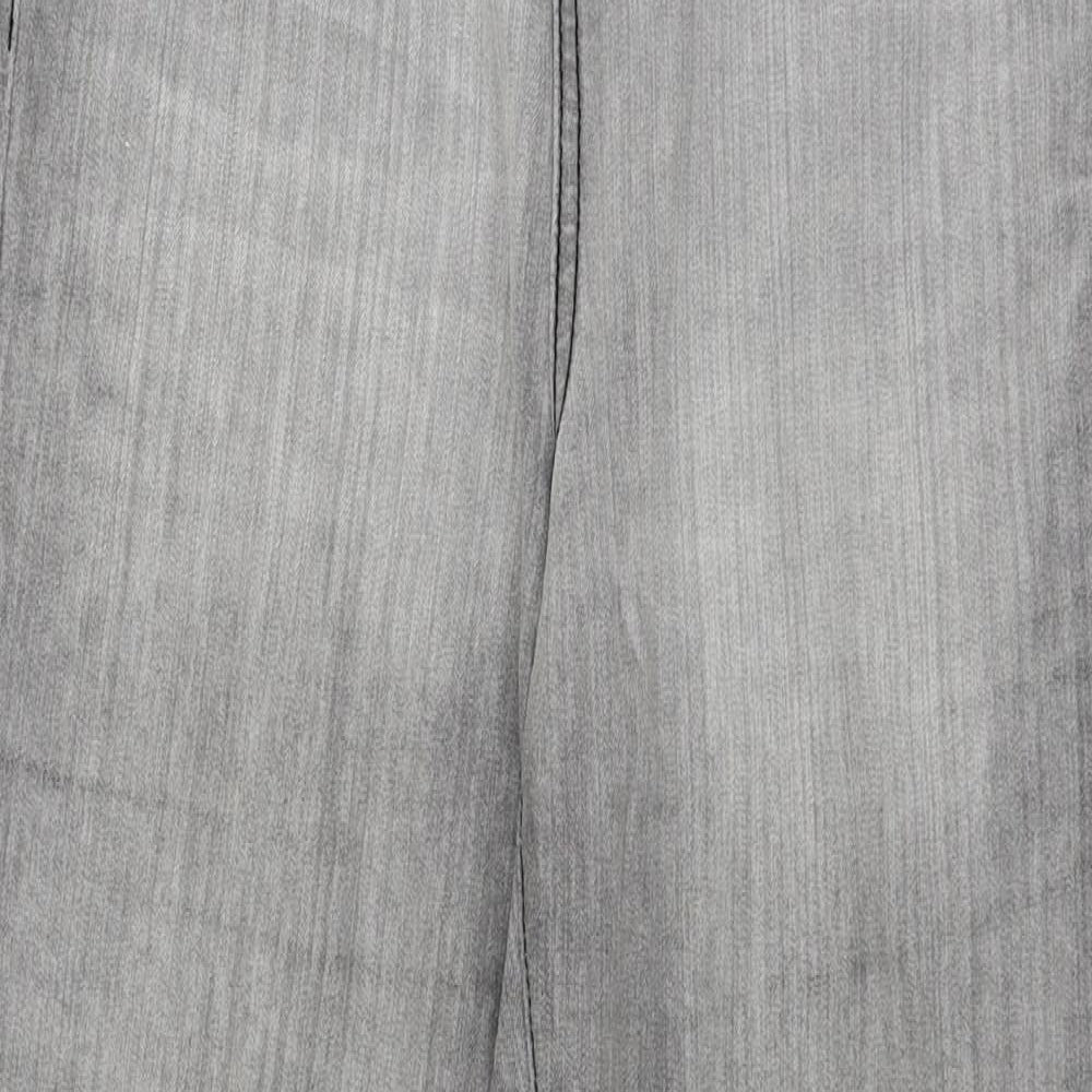 Womens UK Size 30 in Pieces Regular Fit Tapered Grey Jeans