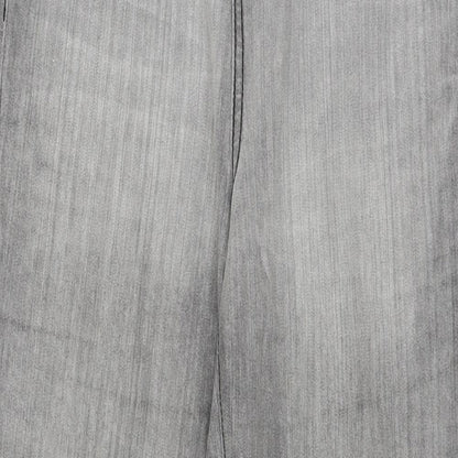 Womens UK Size 30 in Pieces Regular Fit Tapered Grey Jeans