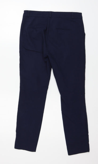 Womens UK Size 6 Stradivarius Regular Fit Snow Pants Blue Trousers